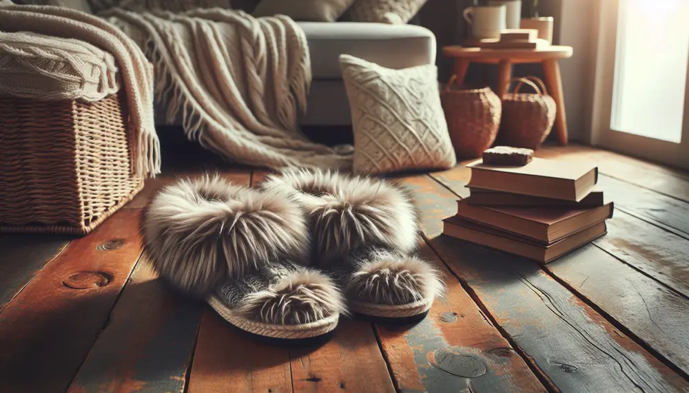 Gemütlich Und Stilvoll: Fake Fur Slippers