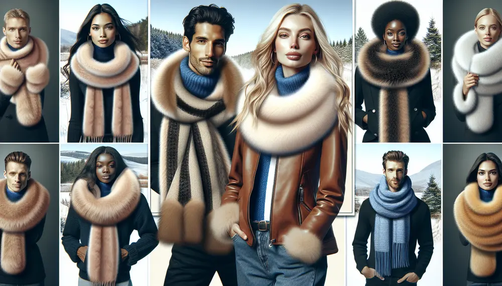 Vielseitige Looks mit einem faux fur scarf: Hol dir den Wintertrend